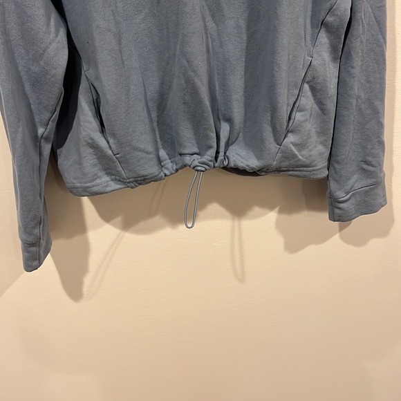 Fabletics baby blue quarter zip hoodie size large - Picture 2 of 5